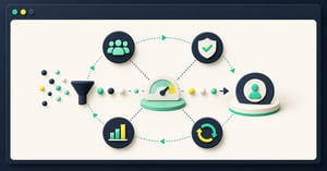 A conversion gauge connected to customer quality, trust, retention and a continuous learning loop